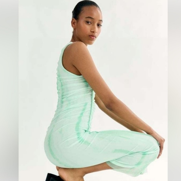 NWT Zara Printed Tulle Dress, Size XXL - Picture 8 of 13